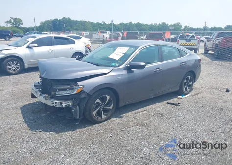 2021 Honda Insight Ex из США, поврежденный, VIN 19XZE4F59ME010509